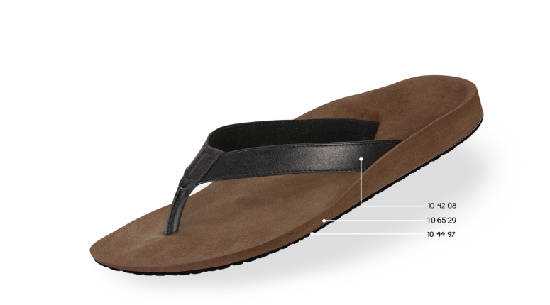 FlipFlop Ortopediska Svart Dam